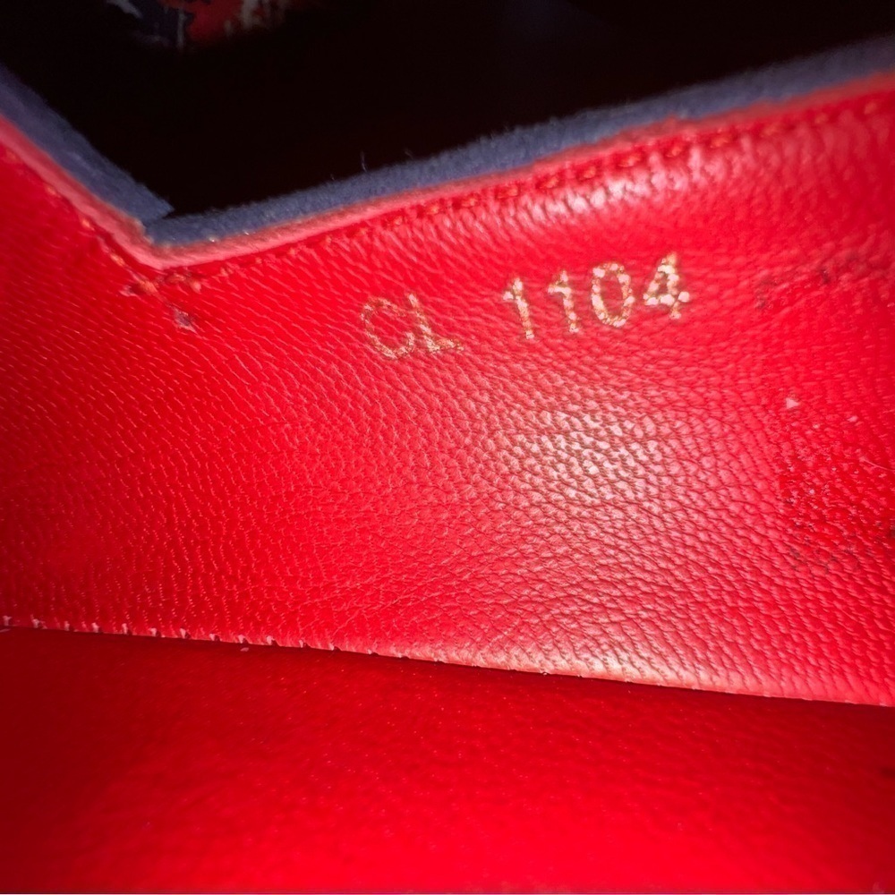 Louis Vuitton blue and red espadrille sandals. - Picture 11 of 12